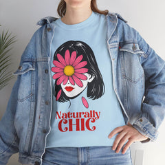 Naturally CHIC Positive Vibes T-shirt, Inspirational Graphic Top, Empowering Gift for Her - Avr Pixel