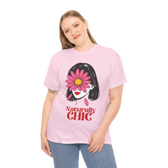 Naturally CHIC Positive Vibes T-shirt, Inspirational Graphic Top, Empowering Gift for Her - Avr Pixel