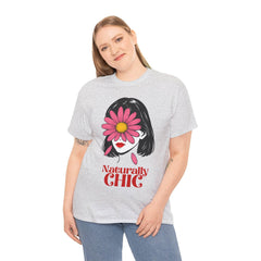 Naturally CHIC Positive Vibes T-shirt, Inspirational Graphic Top, Empowering Gift for Her - Avr Pixel