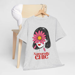 Naturally CHIC Positive Vibes T-shirt, Inspirational Graphic Top, Empowering Gift for Her - Avr Pixel