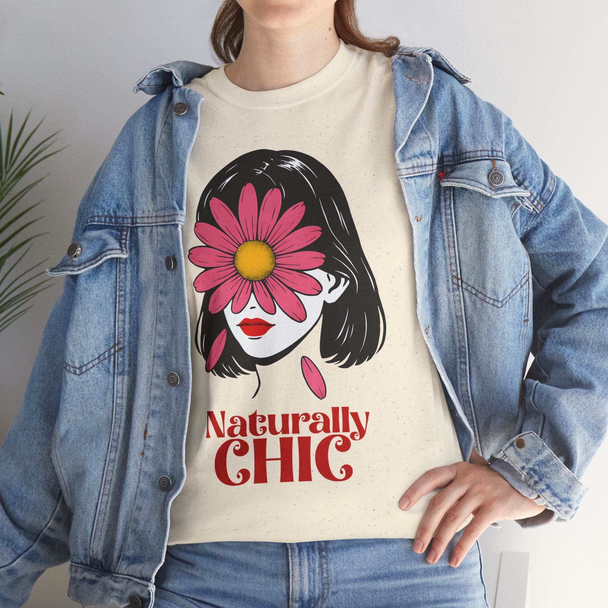 Naturally CHIC Positive Vibes T-shirt, Inspirational Graphic Top, Empowering Gift for Her - Avr Pixel