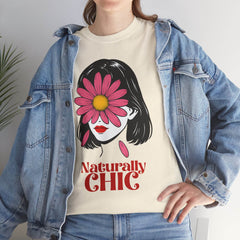 Naturally CHIC Positive Vibes T-shirt, Inspirational Graphic Top, Empowering Gift for Her - Avr Pixel