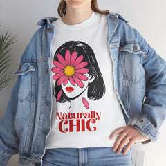 Naturally CHIC Positive Vibes T-shirt, Inspirational Graphic Top, Empowering Gift for Her - Avr Pixel