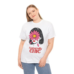 Naturally CHIC Positive Vibes T-shirt, Inspirational Graphic Top, Empowering Gift for Her - Avr Pixel