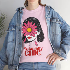 Naturally CHIC Positive Vibes T-shirt, Inspirational Graphic Top, Empowering Gift for Her - Avr Pixel