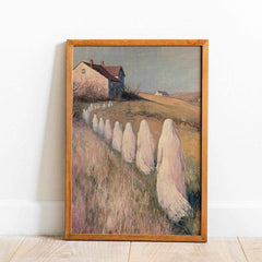 Halloween Wall Art - Ghosts Drifting to School Spooky Painting for Home Decor by Avr Pixel - Avr Pixel