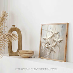 Christmas Wall Art - Textured Acrylic Minimalist Winter Lodge Decor by Avr Pixel - Avr Pixel