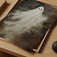 Halloween Wall Art - Whimsical Ghost Set for Spooky Decor - Avr Pixel