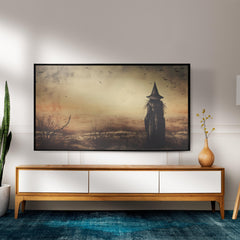 Vintage Halloween Witches Art Set in 4K for Samsung Frame TV