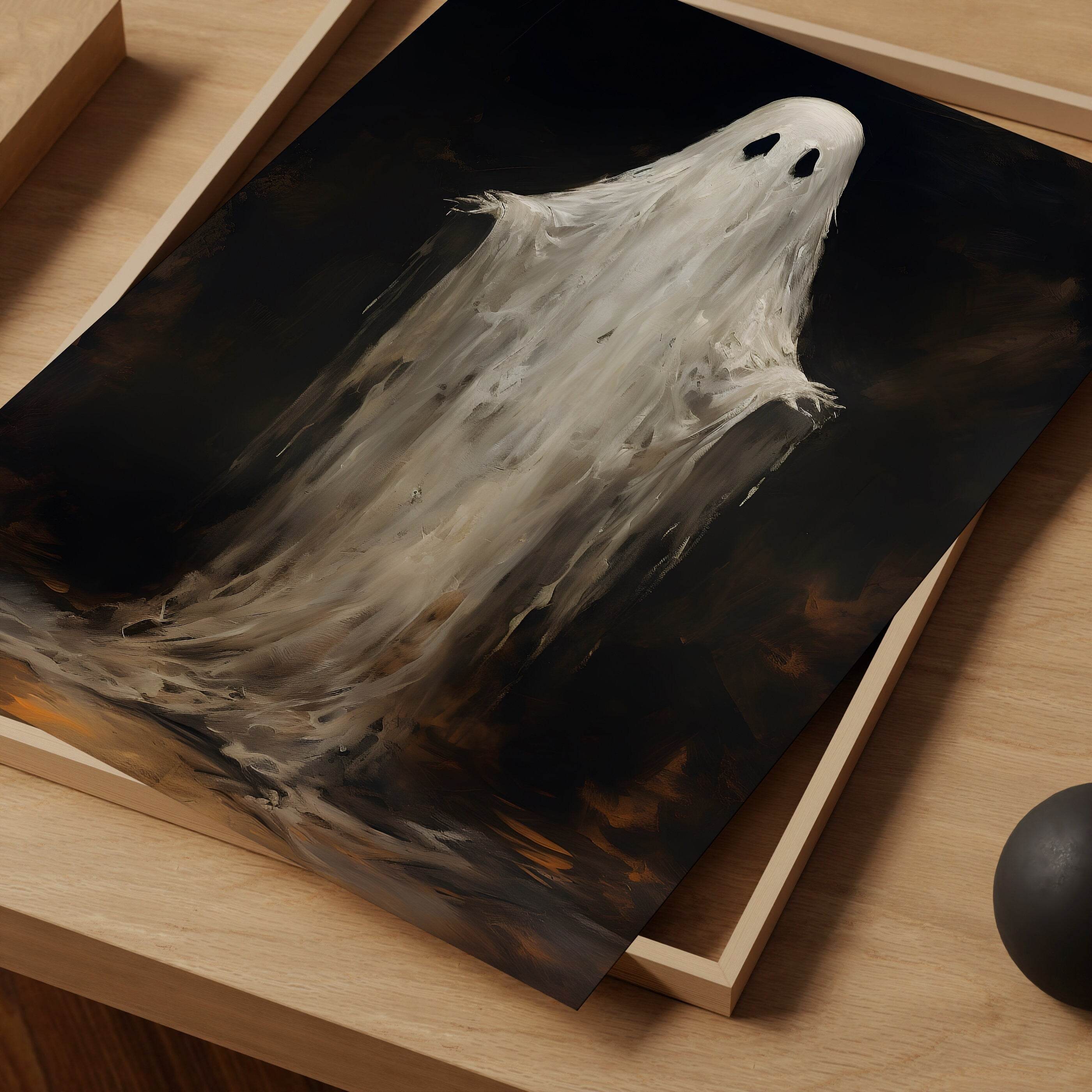 Halloween Wall Art | Spooky Ghost   Prints - Festive Home Decor _ Avr pixel - Avr Pixel