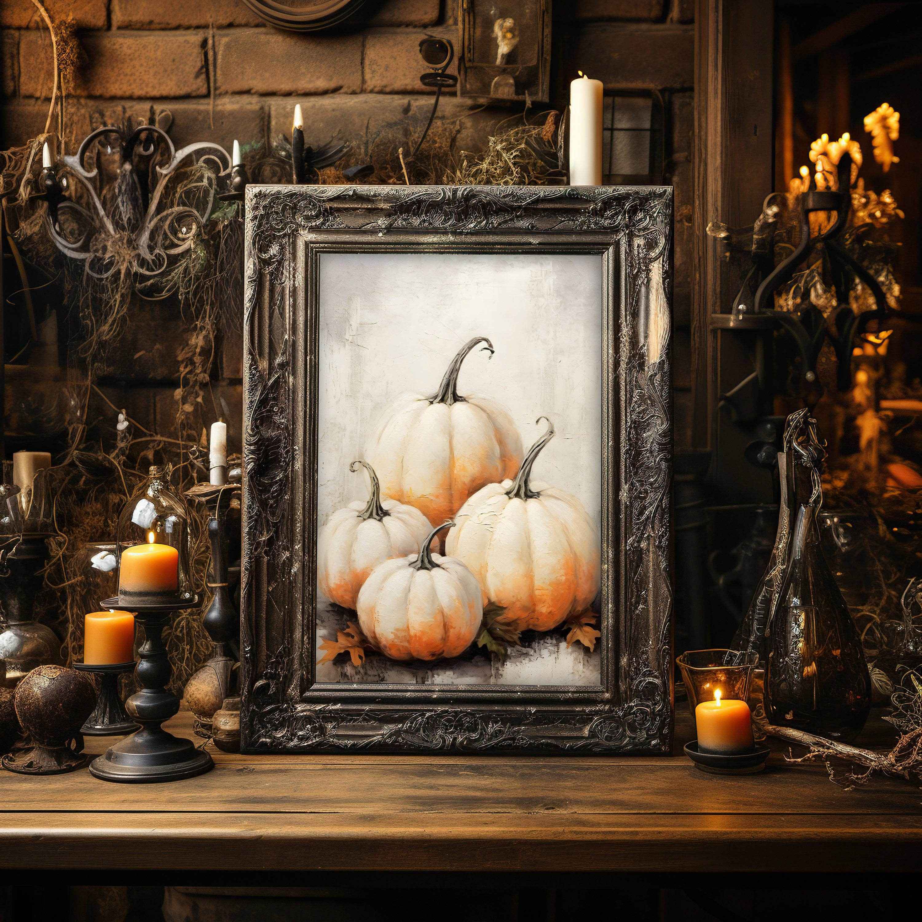 Halloween Wall Art | Spooky Pumpkin  -  Decor _ Avr pixel - Avr Pixel
