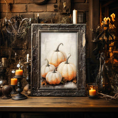 Halloween Wall Art | Spooky Pumpkin  -  Decor _ Avr pixel - Avr Pixel