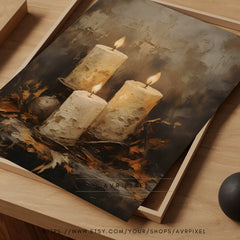 Halloween Wall Art | Whimsical Spooky Festive Decor by Avr Pixel - Avr Pixel