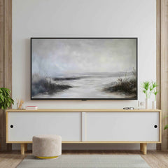 Samsung Frame TV Art - Abstract Neutral Modern Farmhouse Winter Landscape Decor _ Avr pixel - Avr Pixel