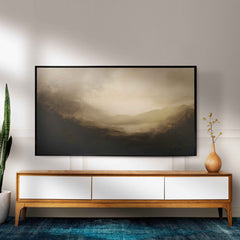 Samsung Frame TV Art - Abstract Modern Winter Landscape Decor by Avr Pixel - Avr Pixel