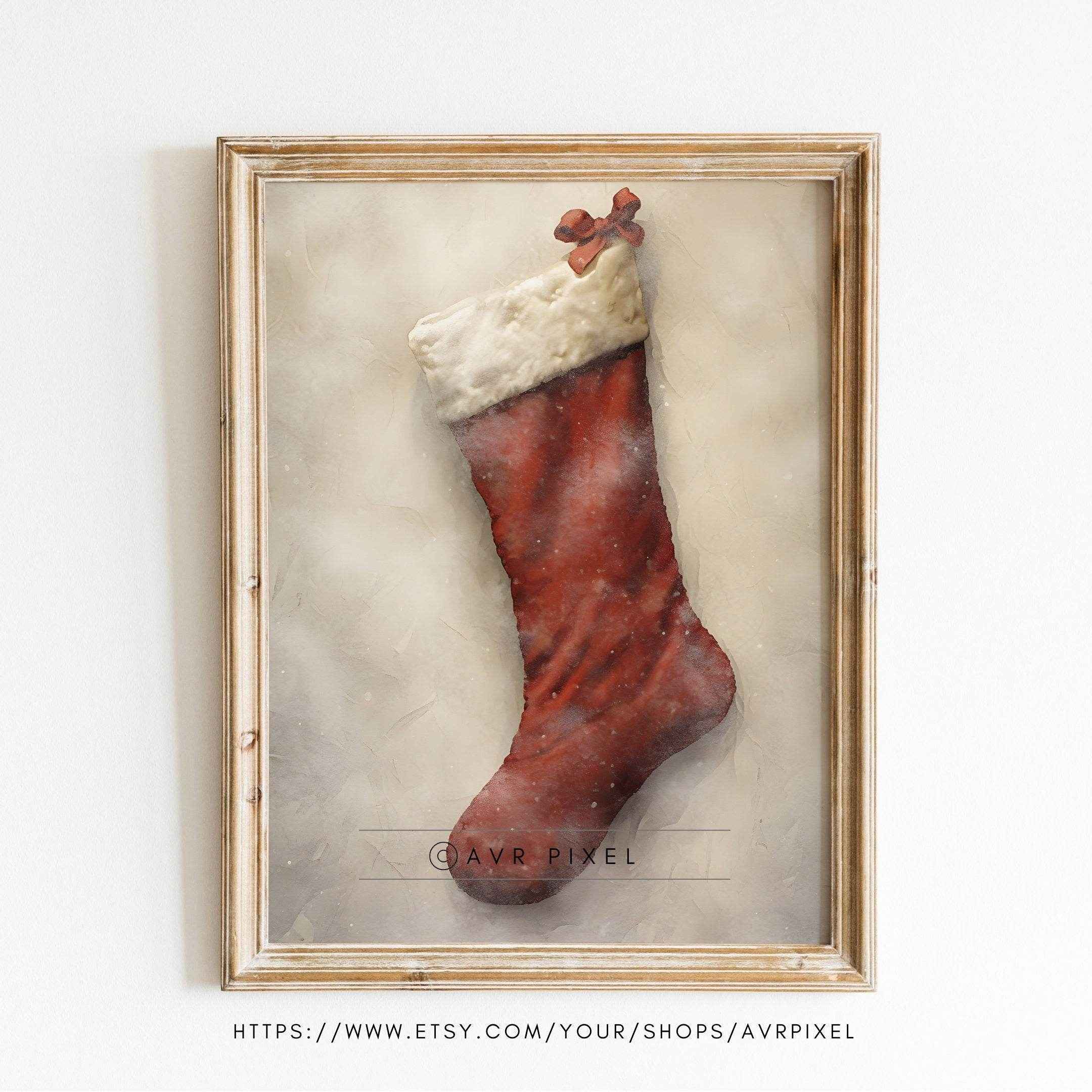 Christmas Wall Art | Rustic  - Farmhouse Holiday Decor Print _ Avr pixel - Avr Pixel