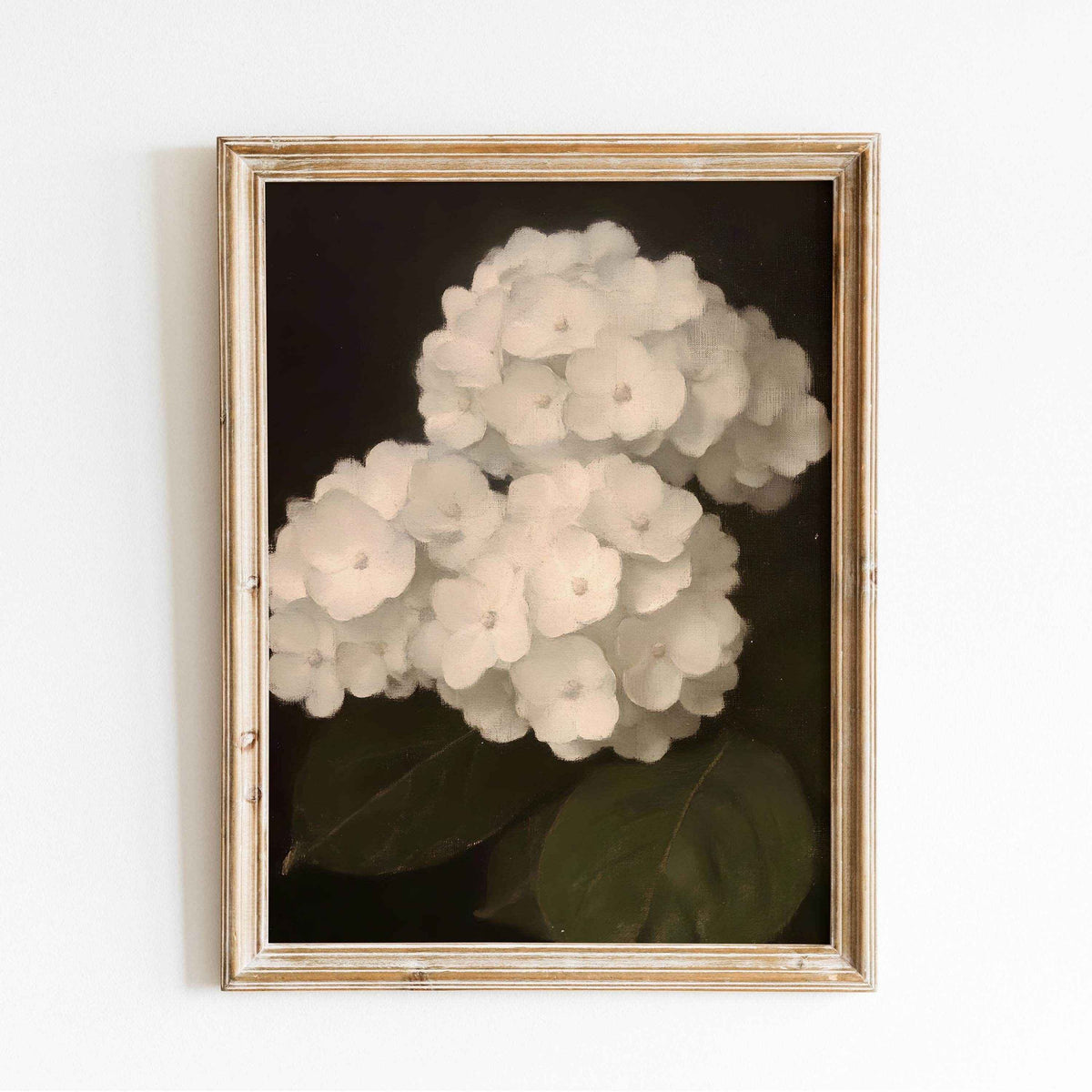 Modern Organice Wall Art | Hydrangea - Minimalist Floral Decor for Home Office _ Avr pixel - Avr Pixel