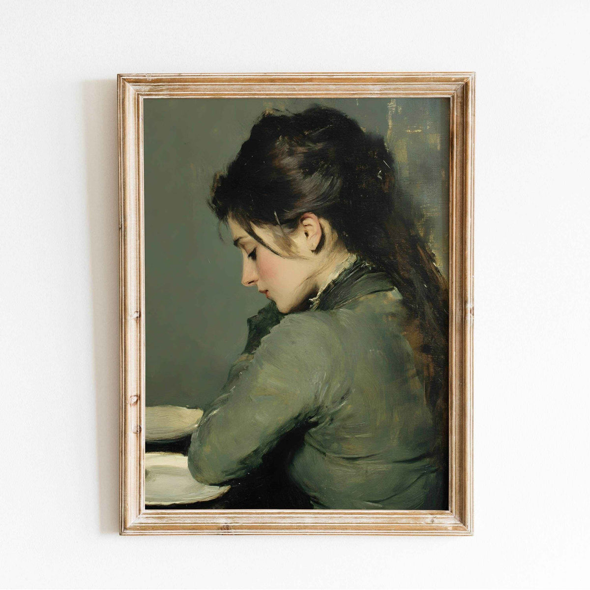 Modern Organice Wall Art | Vintage Woman Portrait Print - Serene  Home Decor _ Avr pixel - Avr Pixel