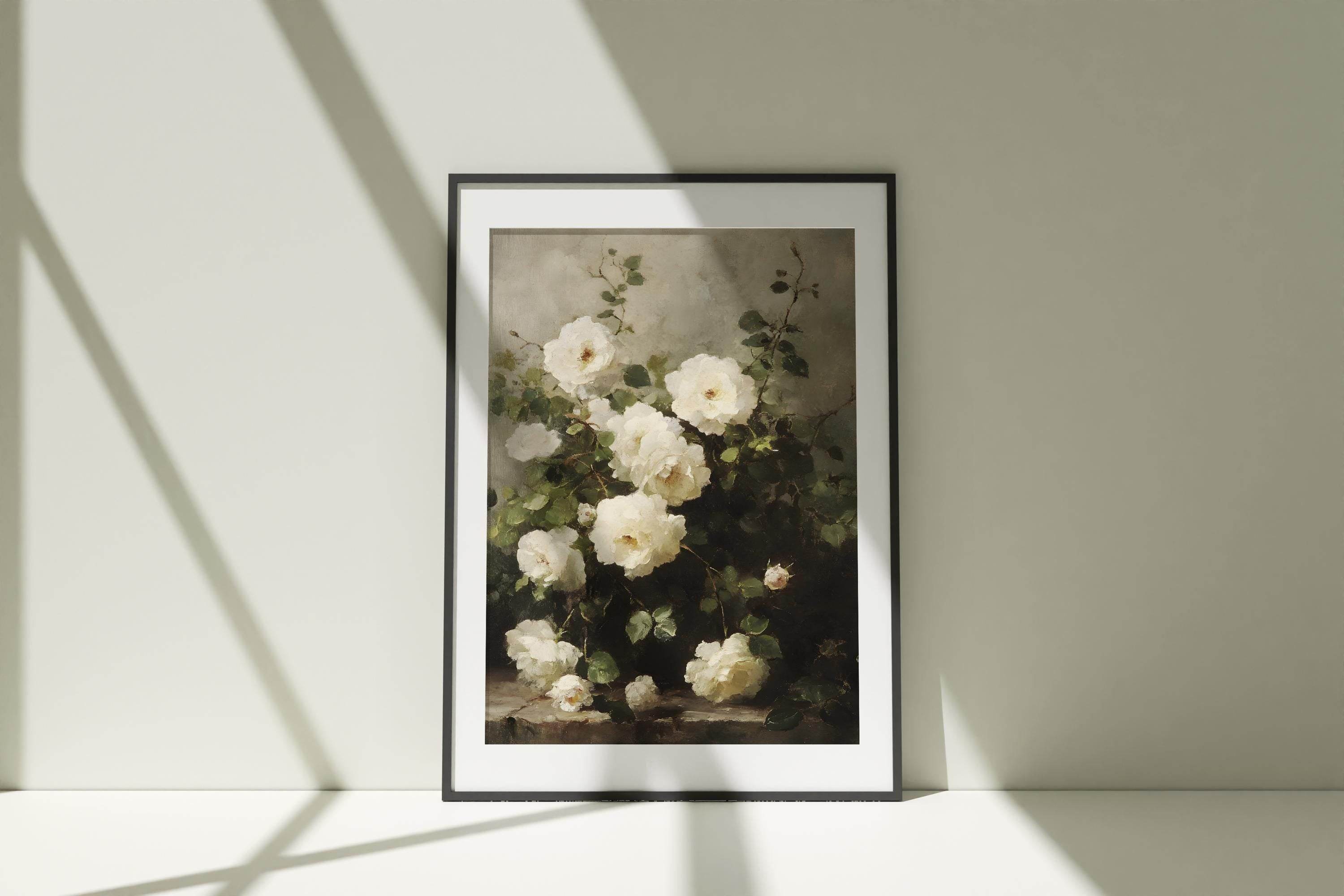 Modern Organice Wall Art | Neutral Floral Still Life Print - Highly Detailed  Home Decor _ Avr pixel - Avr Pixel