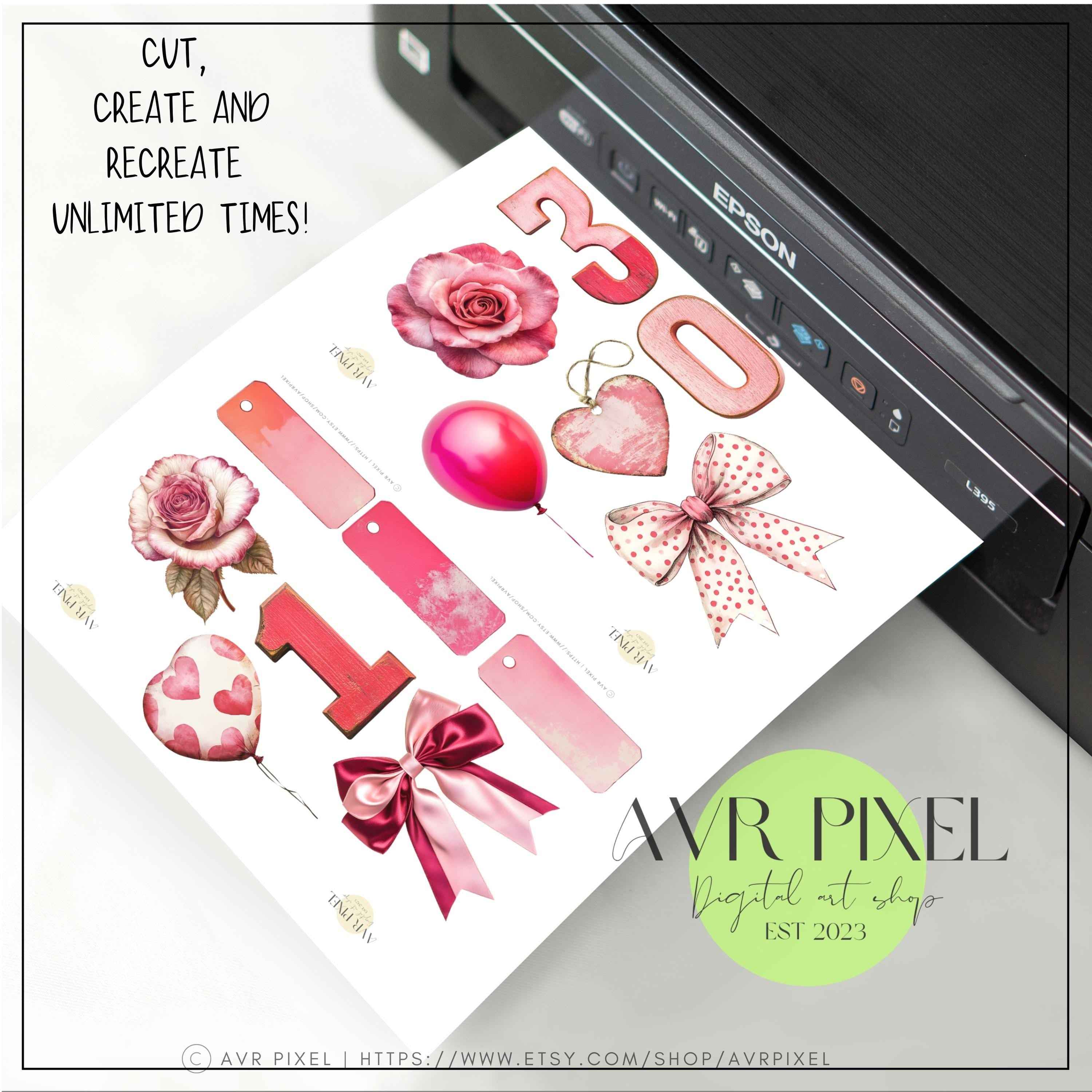 Valentine Ephemera Set: Victorian Junk Journal Kit (PDF Download)_JJES29S33
