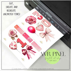 Valentine Ephemera Set: Victorian Junk Journal Kit (PDF Download)_JJES29S33