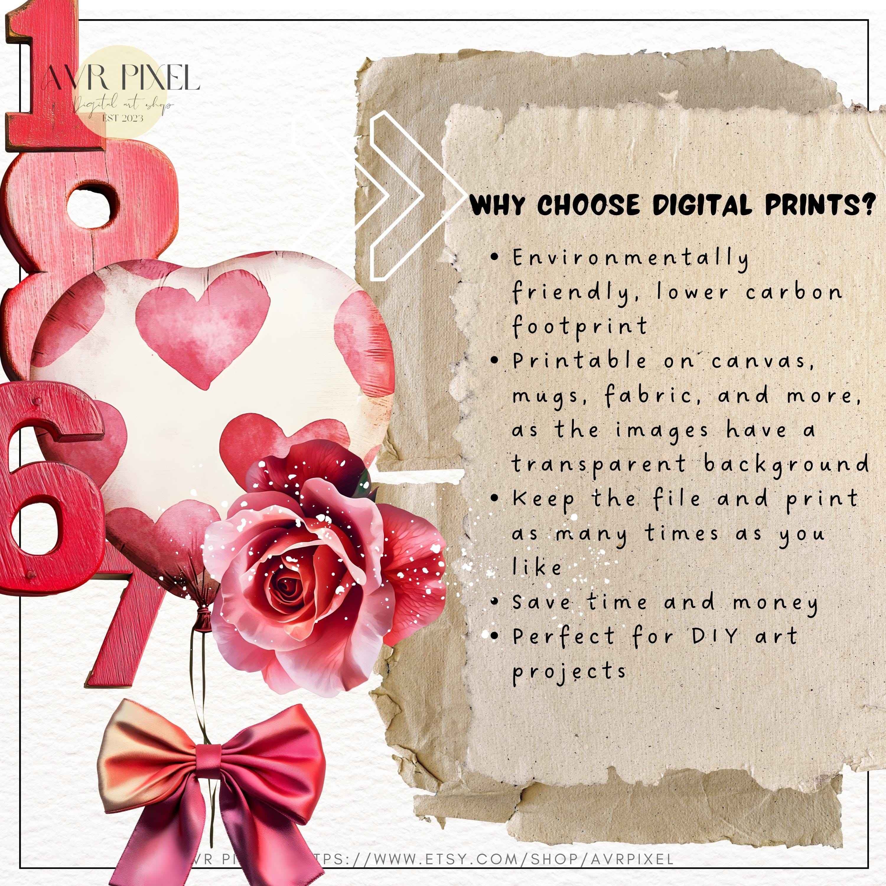 Valentine Ephemera Set: Victorian Junk Journal Kit (PDF Download)_JJES29S33