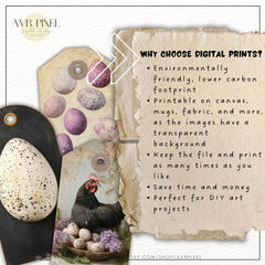 12 Vintage Easter Tags Printable DIY Kit Instant Download for Holiday Decor and Gift Giving - Avr Pixel - Avr Pixel