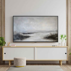 Samsung Frame TV Art | Abstract Neutral Modern organic Art | Modern Farmhouse Decor |Winter Landscape| Instant Download| TVS9