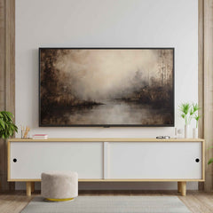 Samsung Frame TV Art | Abstract Neutral Modern organic Art | Modern Farmhouse Decor |Winter Landscape| Instant Download|TVS6