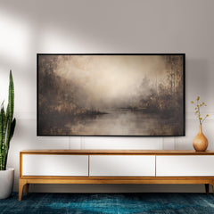 Samsung Frame TV Art | Abstract Neutral Modern organic Art | Modern Farmhouse Decor |Winter Landscape| Instant Download|TVS6