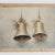 Vintage Holiday Bell Wall Art  Rustic Christmas Decor  Festive Digital Download