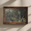 Lush Green Botanical Landscape Wall Art Print  Organic Nature Decor for Living Room Office Study