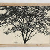 Organic Wall Art  Minimalist Black Tree Silhouette  Nature-Inspired Botanical Decor